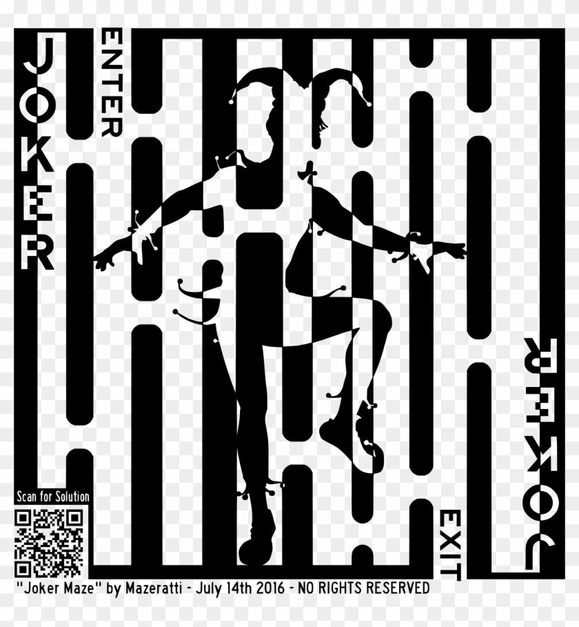 This Free Icons Png Design Of Maze Of The Joker Playing Clipart #132490