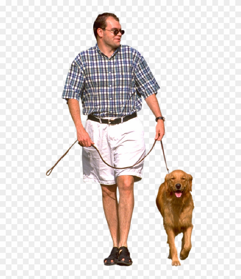 Man Walking Dog Png - Person Walking Dog Png Clipart