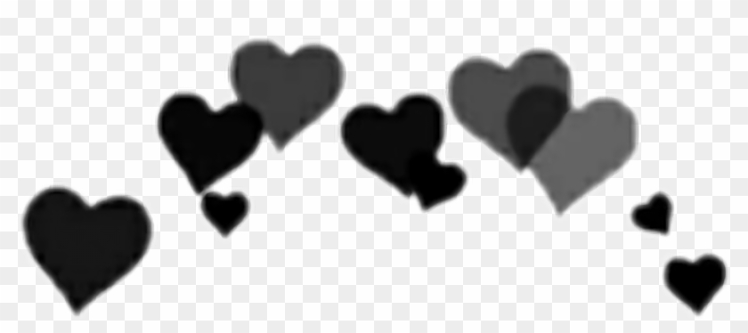 Black Heart Crown Png , Png Download Clipart #132690