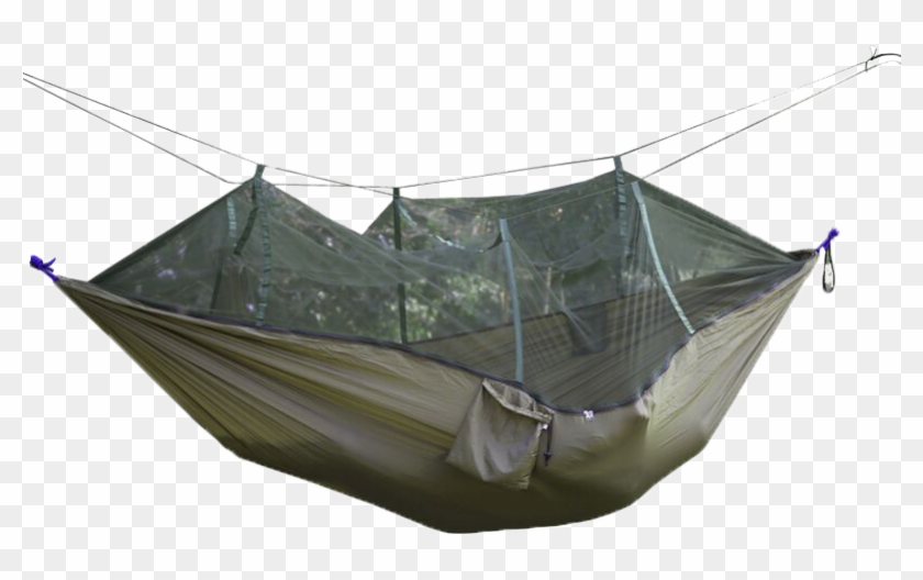 Outdoor Mosquito Net Hammock Parachute Camping Hanging - Hammock Net Transparent Clipart