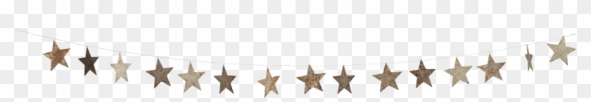 Metal Star Garland - Fence Clipart