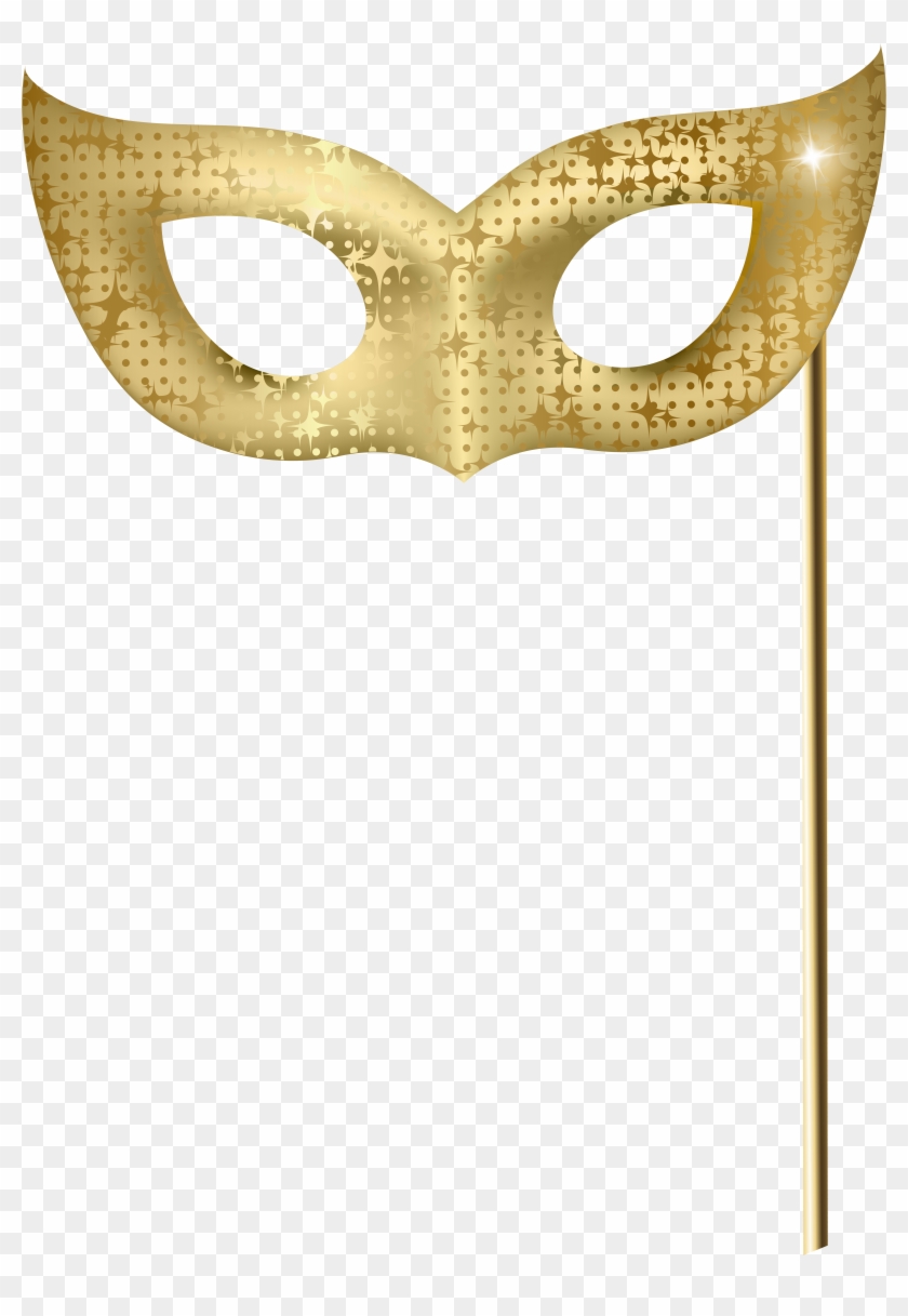 Gold Carnival Mask Png Clip Art Image - Gold Carnival Mask Png Transparent Png #132882