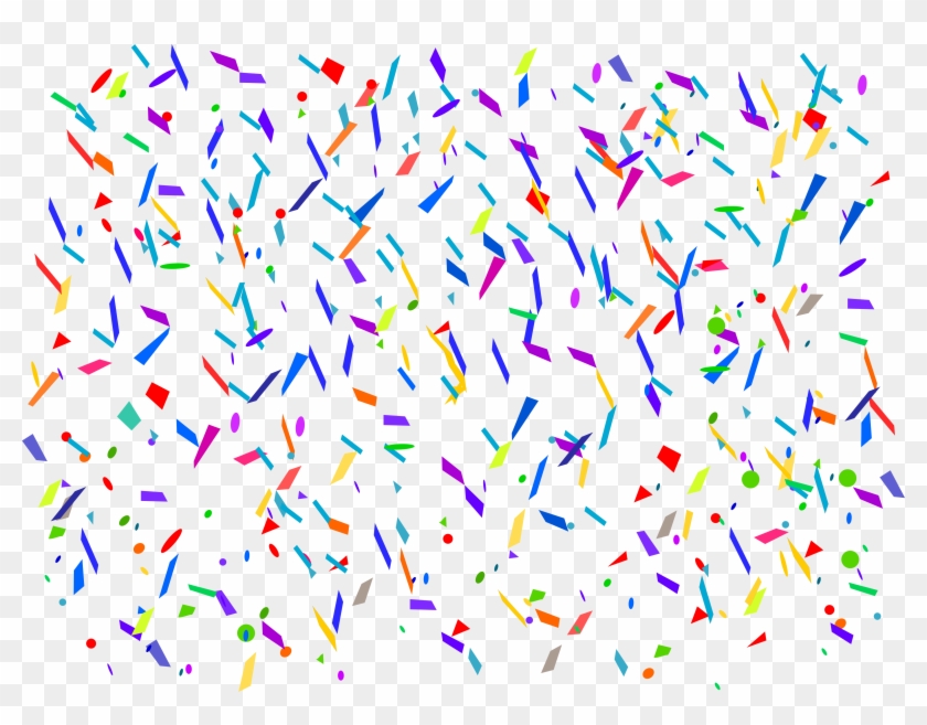 Free Download - Clear Background Confetti Explosion Png Clipart