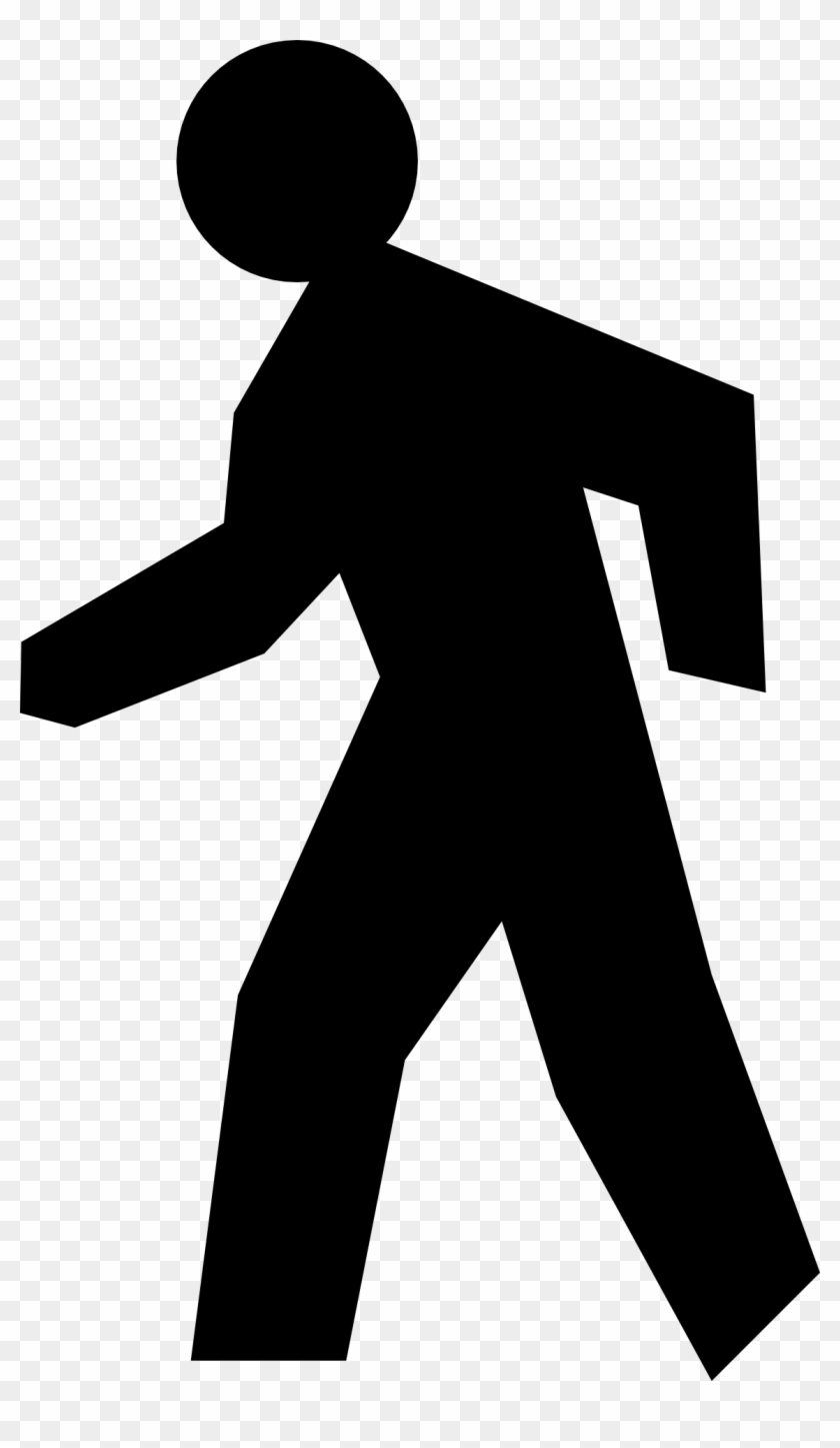 Walking Stick Stick Figure Running Man 1146 1920 Transprent - Stick Figure Walking Left Clipart #133004