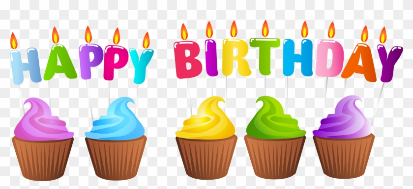 Download Birthday Candles And Cakes Png Png Images - Transparent Happy Birthday Clip Art