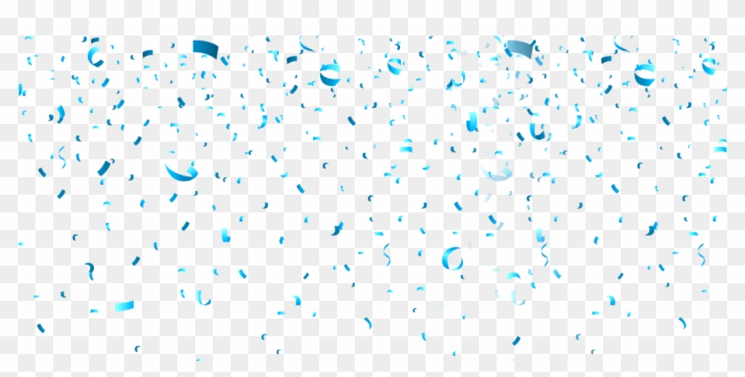 Png Image Information - Transparent Blue Confetti Png Clipart