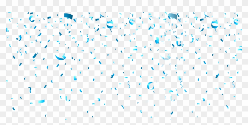 Png Image Information - Transparent Blue Confetti Png Clipart #133072