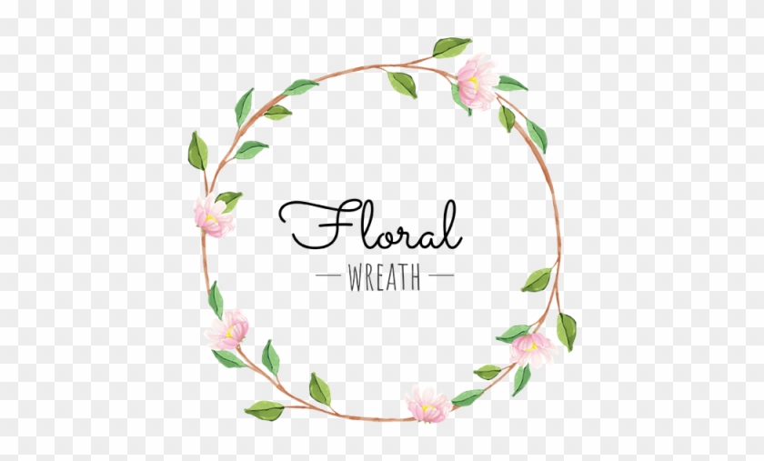 Flower Wreath Eps File - Logo Couronne De Fleur Clipart #133144