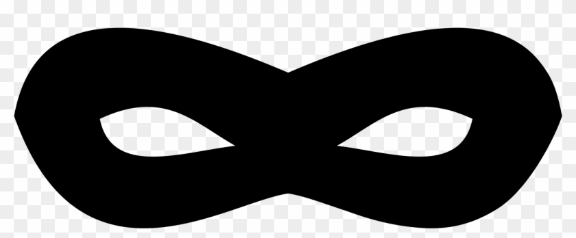 File - Mask Icon - Svg - Bandit Mask Clipart - Png Download