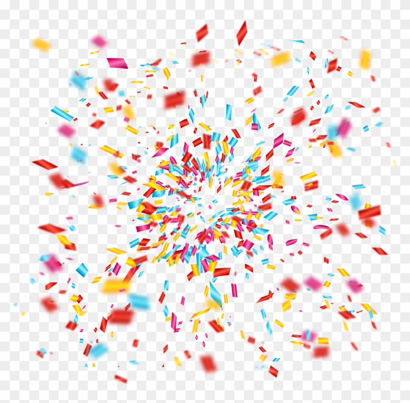 Celebration Confetti Png Clipart #133198