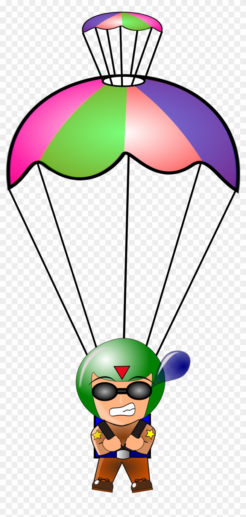 Big Image - Parachute Clipart - Png Download