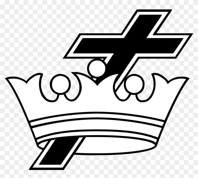 Cross & Crown Logo Png Transparent - Cross & Crown Clipart #133313