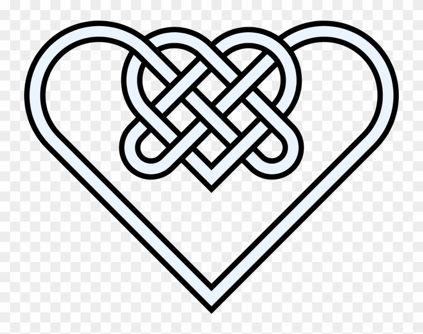 Celtic Knot Clipart Celtic Symbol - Celtic Heart Knot Clipart - Png Download