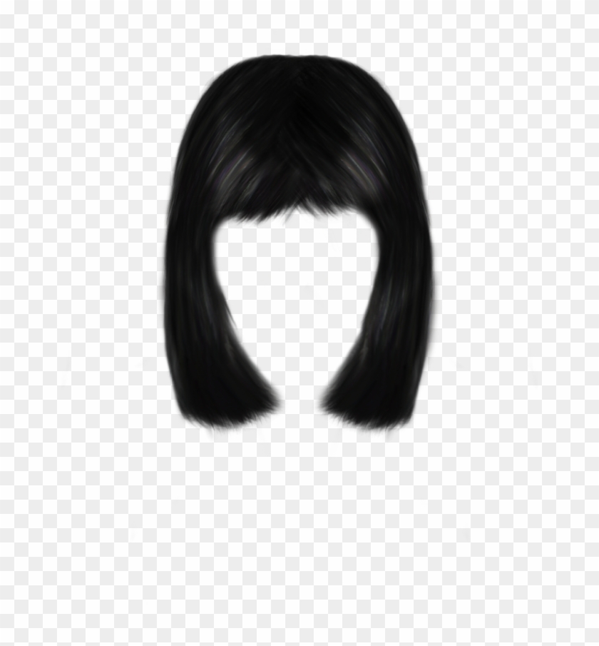 Hair Png Images Women And Men Hairs Png Images Download - Lady Black Hair Png Clipart #133878