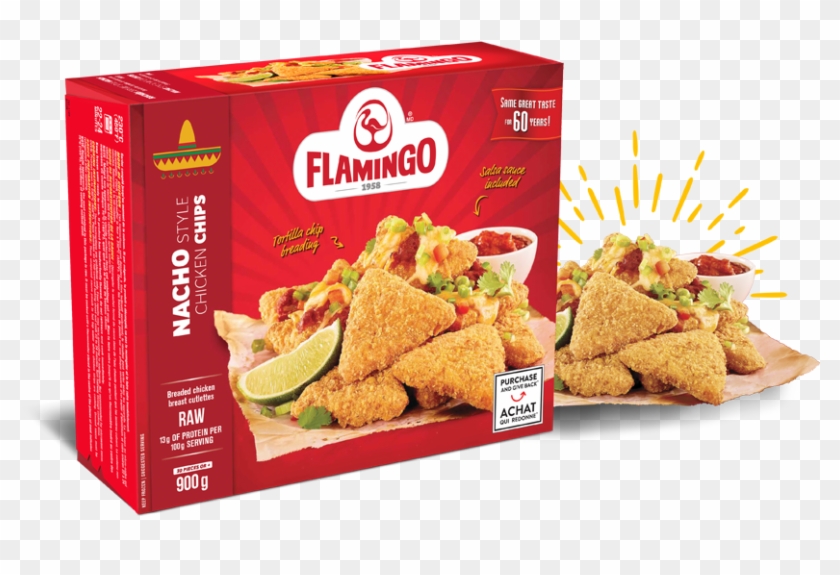 Nacho Chips - Flamingo Chicken Strips Clipart #134005