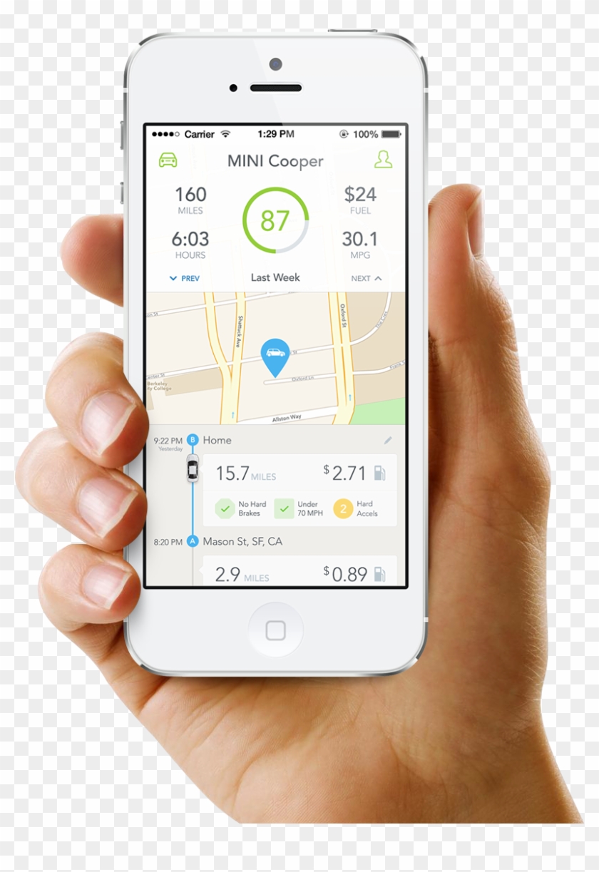 Phone In Hand Png Image - Hand Holding Iphone 8 Png Clipart