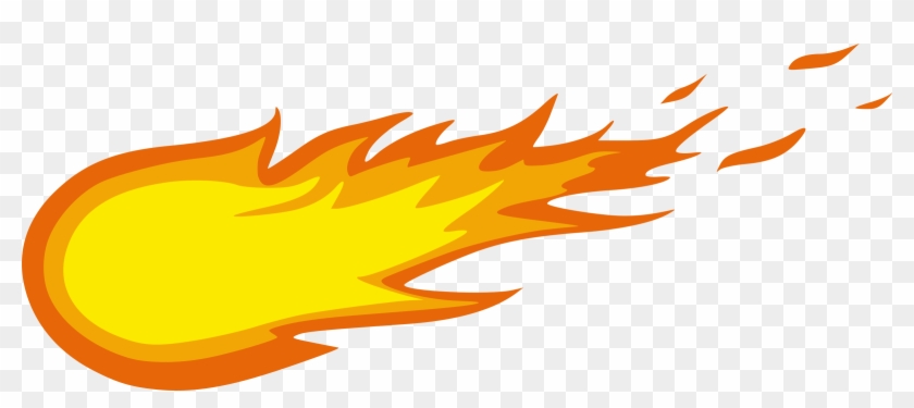 Burn Clipart Small Fire - Fireball Clipart - Png Download #135095