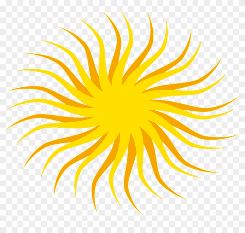 Png Sun Rays Transparent Images Pluspng Sunny - Güneş Vektörel Png Clipart