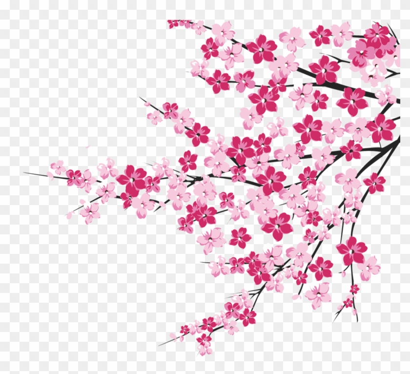 64 Cherry Blossom Tree Branch Cliparts For Your Inspiration - Png Download #135364