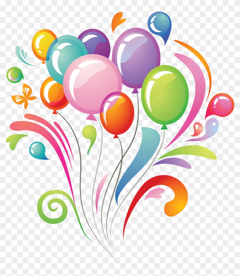 Gif Ballon De F Te - Festival Clipart - Png Download