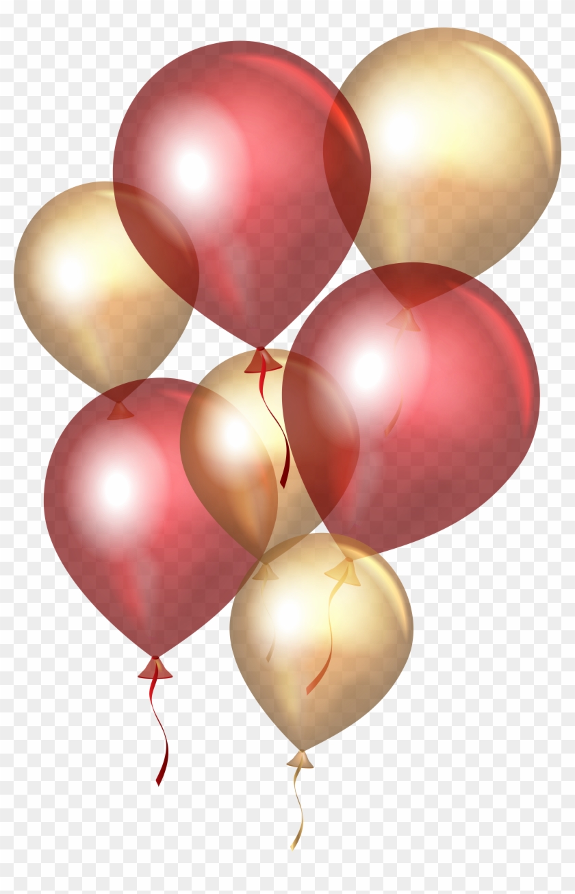 5311 X 8000 6 - Rose Gold Balloons Transparent Clipart #135448