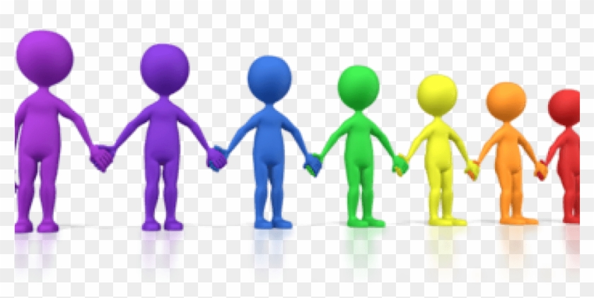 Line Of People Holding Hands , Png Download - Line Of People Holding Hands Clipart