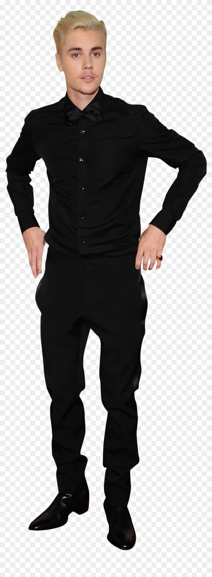 Justin Bieber In Black Png Image Clipart