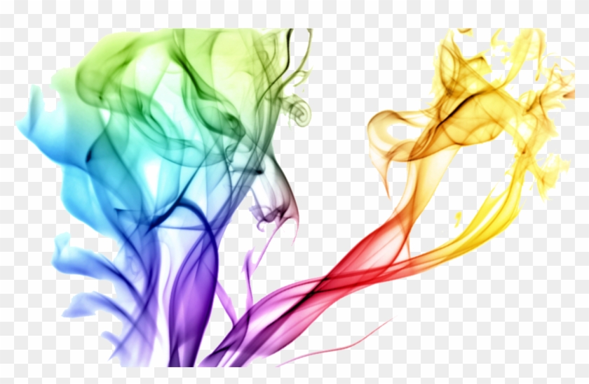 Colored Smoke Png Images - Rainbow Smoke Png Transparent Clipart #135825