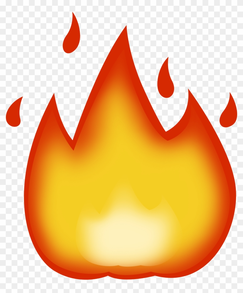 Collection Of Free Flames Download On Ubisafe - Emoji Cut Out Clipart #135871