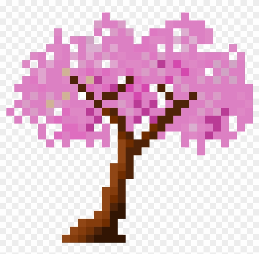 Cherry Blossom Tree - Illustration Clipart