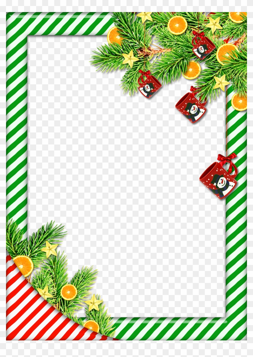 Christmas Mint Png Photo Frame - Holiday Frame Clip Art Transparent Png