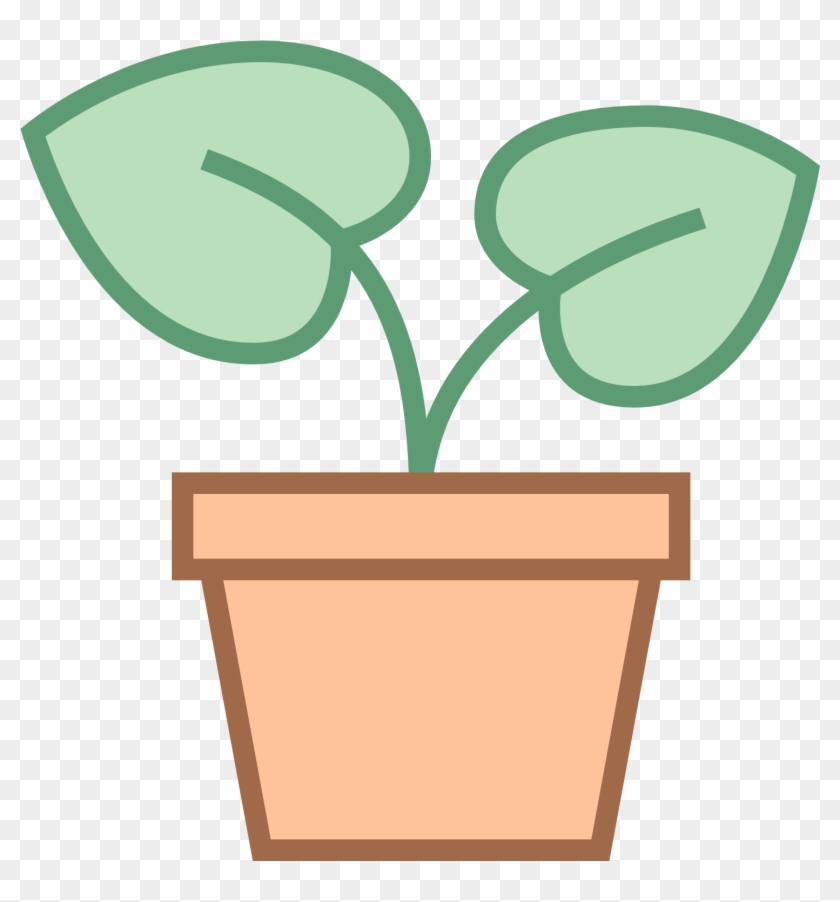 Pot Plant Clipart Many Plant - Potted Plants Icon Png Transparent Png