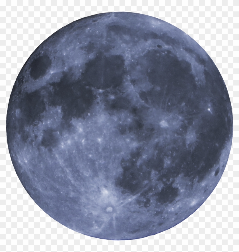 Moon Png Transparent Image - Transparent Background Full Moon Png Clipart #136318