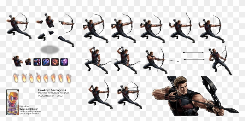 Click For Full Sized Image Hawkeye Clipart #136362