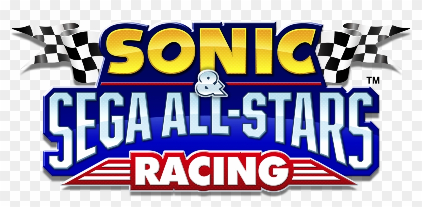 Allstarsracing Logo - Sonic And Sega All Stars Racing Logo Clipart #136593