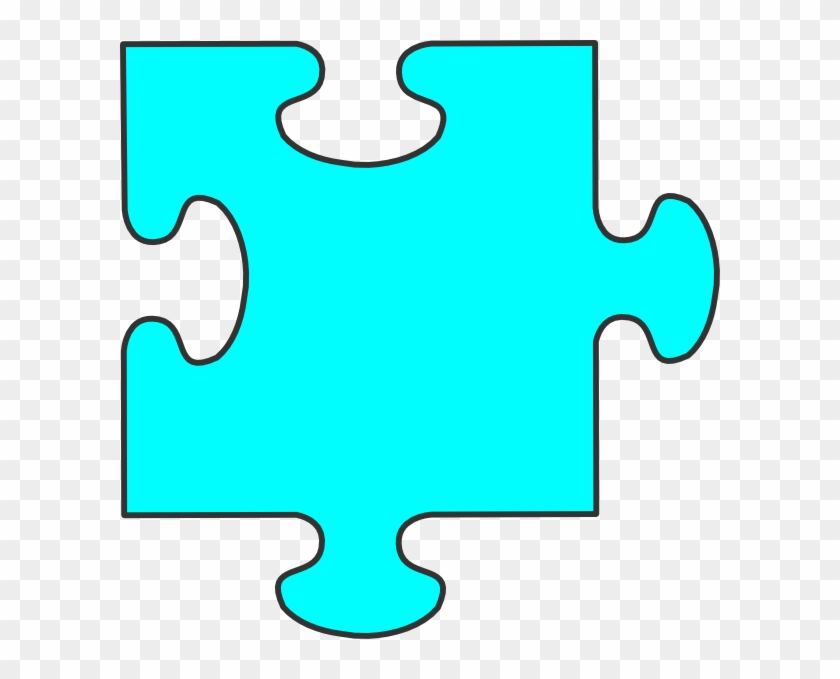 Blue Puzzle Piece Svg Clip Arts 600 X 599 Px - Png Download