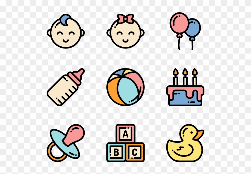 Baby Shower Icon Png Clipart #136855