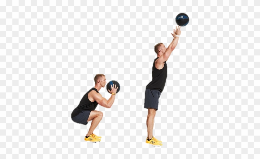 Lancer Du Ballon - Wall Ball Exercise Clipart