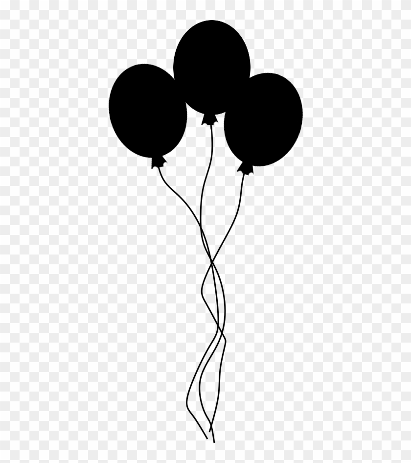 Svg Black And White Download Ballon Vector Balloon - Balloons Tumblr Black And White Clipart