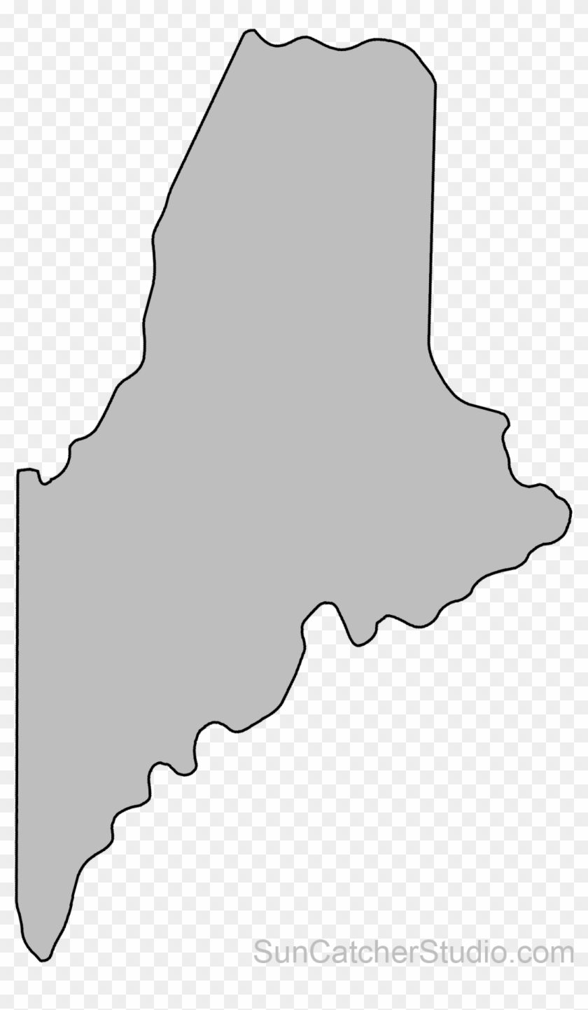 Printable Shape Of Texas Printable Treats - Printable Maine State Outline Clipart