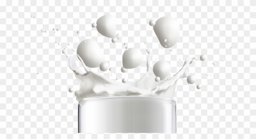 Dynamic Milk Image Splash Goodness Glass Of Milk Vitamins - Balloon Clipart