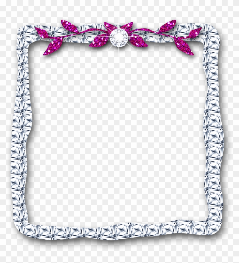 Free Frames Png - Transparent Diamond Border Clipart
