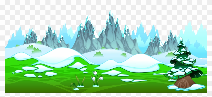 Ice Mountain Clipart Png Transparent Png