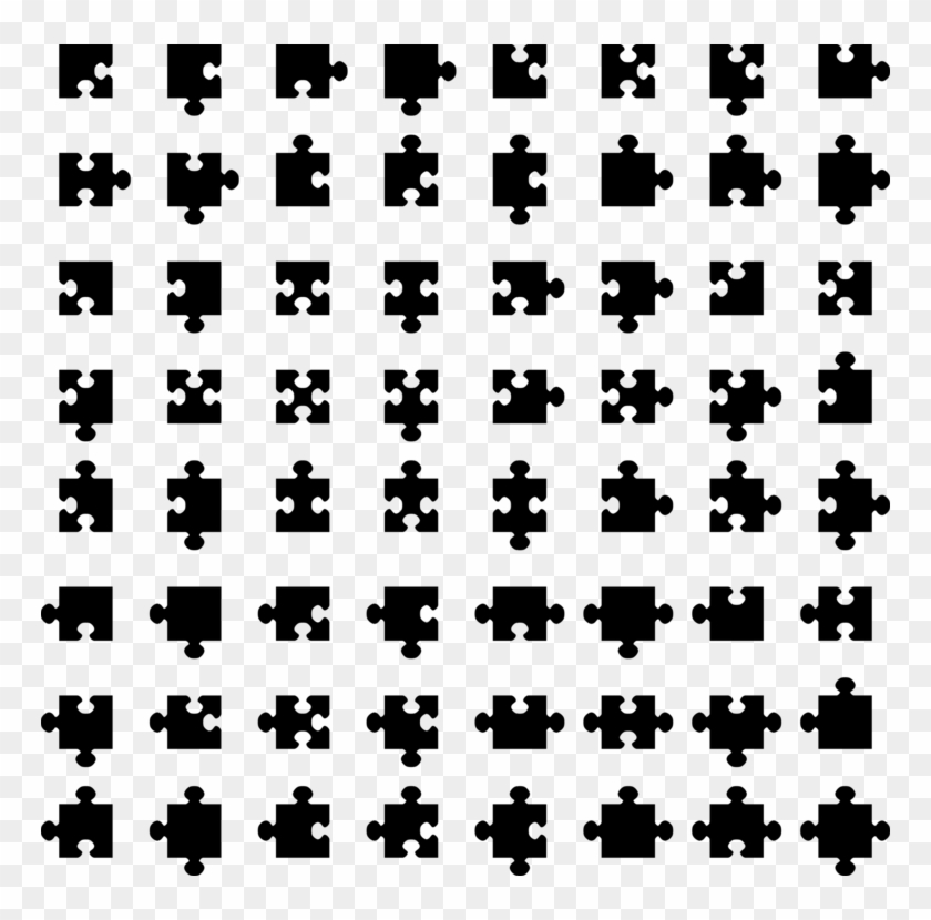 Jigsaw Puzzles Tattify Puzzle Piece Temporary Tattoo - Black Puzzle Piece Tattoo Clipart #137777