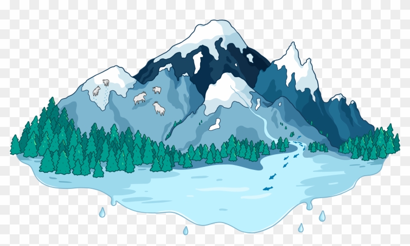 Glacier Png - Glacier Illustration Clipart #137948