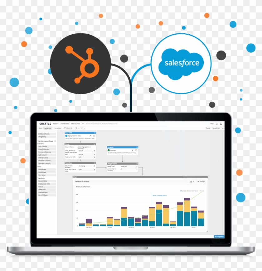 By Combining Salesforce And Hubspot, Marketing Data - Hubspot, Inc. Clipart