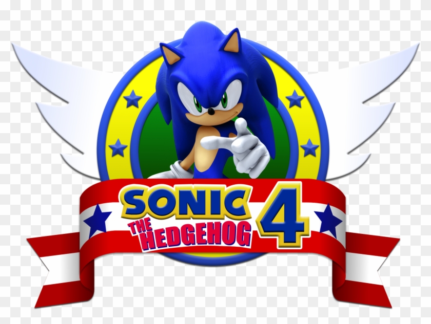 Sonic Sonic 4 The Hedgehog Logo 2 Png Imagens E Moldes - Sonic The Hedgehog 4 Episode 2 Clipart #138066