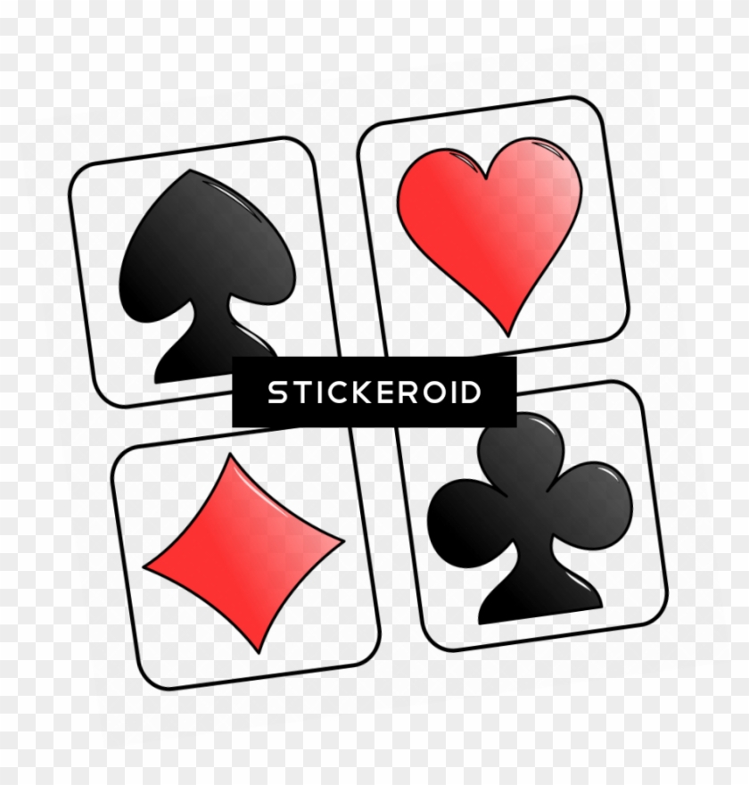 Playing Card Symbols Clip Art Cards - Deck Of Cards Clip Art - Png Download