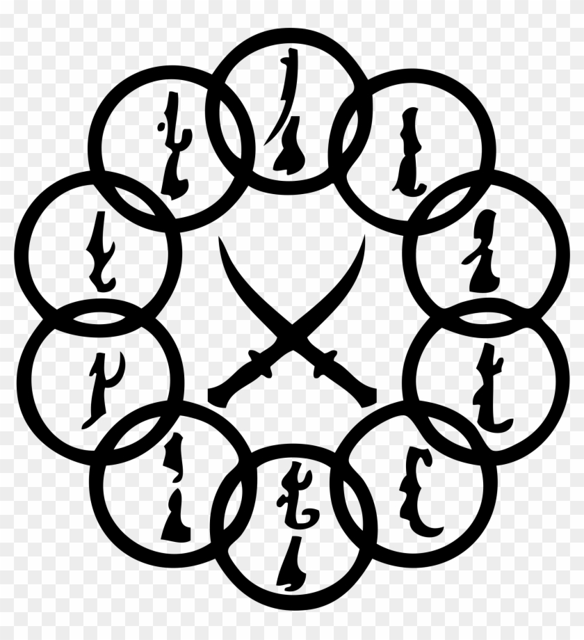 Iron Man 3 Mandarin Symbol Clipart