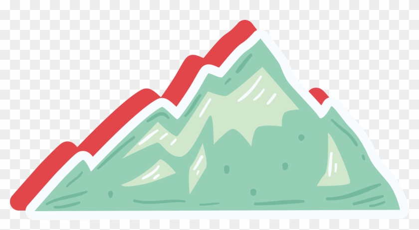 Cartoon Clip Art Green Icon Transprent Png Ⓒ - Cartoon Image Of Mountain Transparent Png